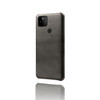 For Google Pixel 5a Calf Texture PC + PU Phone Case(Black)