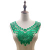 Green Lace Butterfly Flower Embroidery Collar Flower Three-dimensional Hollow Fake Collar DIY Clothing Accessories, Size: 36 x 30cm