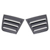 SSW048-C Carbon Fiber Car Side Window Louvers Air Vent Scoop Shades Cover for Dodge Charger 2011-2021