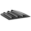 SSW048-BK Black Car Side Window Louvers Air Vent Scoop Shades Cover for Dodge Charger 2011-2021