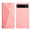 For Google Pixel 6 Skin Feel Magnetic Leather Phone Case(Rose Gold)