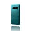 For Samsung Galaxy S10 Calf Texture  PC + PU Phone Case(Green)