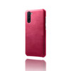 For Samsung Galaxy Note10 Calf Texture  PC + PU Phone Case(Rose Red)