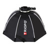TRIOPO KX90 90cm Dome Speedlite Flash Octagon Parabolic Softbox Diffuser (Black)