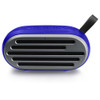 New Rixing NR-105 Mini TWS Metal Bluetooth Speaker Support Hands-free Call / FM(Blue)
