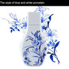 Flowers Blue and White Porcelain Pattern Portable Audio Voice Recorder USB Drive, 4GB, Support Music Playback