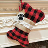 Christmas Sock Gift Bag Ornament(Black Red Bone)