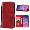 Leather Phone Case For Samsung Galaxy S10e(Red)