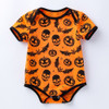 Halloween Baby Short Sleeve Romper (Color:Yellow Size:73)