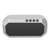 NewRixing NR-4000 TWS Mesh Polygon Music Box Concept Bluetooth Speaker(Silver)