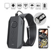 Y17 5MP 12mm Dual-lens HD Autofocus WiFi Industrial Digital Endoscope Zoomable Snake Camera, Cable Length:10m Hard Cable(Black)