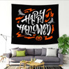 Halloween Background Wall Decoration Wall Hanging Fabric Tapestry, Size: 229x150 cm(Scared Halloween)