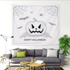 Halloween Background Wall Decoration Wall Hanging Fabric Tapestry, Size: 200x150 cm(Pumpkin)