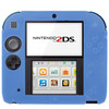 Pure Color Ultra Thin Silicone Case for Nintendo 2DS(Blue)