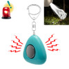 Keychain Decoration Practical Girl Anti-wolf Security Alarm(Blue)