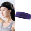 2 PCS Enochle Sports Sweat-Absorbent Headband Combed Cotton Knitted Sweatband(Purple)