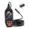M30 1080P 5.5mm Dual Lens HD Industrial Digital Endoscope with 3.0 inch TFT Screen, Cable Length: 1m Hard Cable(Black)