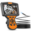 M50 1080P 8mm Single Lens HD Industrial Digital Endoscope with 5.0 inch IPS Screen, Cable Length:1m Hard Cable(Orange)