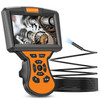 M50 1080P 5.5mm Single Lens HD Industrial Digital Endoscope with 5.0 inch IPS Screen, Cable Length:1m Hard Cable(Orange)