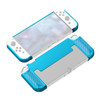 Carbon Fiber TPU Shockproof Protective Case For Nintendo Switch OLED(Blue)