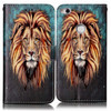 For Huawei  P8 Lite (2017) Gloss Oil Embossed Lion Pattern Horizontal Flip Leather Case with Holder & Card Slots & Wallet & Photo Frame