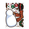 20 PCS Children Cartoon Christmas DIY Cute Emoji Stickers(DY009)