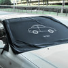 Magnetic Iron Car Sunshield Pongee Sunshade(Pattern Car)