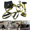 P3-3 Adjustable Fitness Exercise Hanging Pulling Rope TRP3X Wall Pulley Yoga Belt, Main Belt: 1.4m, 1.9m After Adjusted, Athletic Version(Army Green)