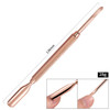 3 PCS Stainless Steel Rose Gold Double-Headed Steel Push Dead Skin Scissors Nail Set,Style: 03  Big Head