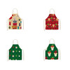 2 PCS Fabric Linen Cleaning Apron Christmas Party Decoration Apron, Specification: 47x38cm(WQ-001532)