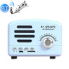 BT01 Retro Bluetooth Wireless Mini Speaker Portable Radio Support TF Card(Blue)