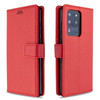 For Sansung Galaxy S20 Ultra Litchi Texture Horizontal Flip Leather Case with Holder & Card Slots & Wallet & Photo Frame(Red)