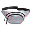 Ladies Sports Running Waist Bag Outdoor Leisure Cashier Wallet, Size: 10 inch(Brilliant Cyan)