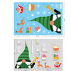 10 PCS Christmas Decoration Electrostatic Stickers Shopping Mall Glass Window Decoration Stickers(BQ056)
