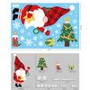 10 PCS Christmas Decoration Electrostatic Stickers Shopping Mall Glass Window Decoration Stickers(BQ077)