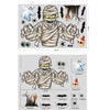 10 PCS Halloween Decoration Static Wall Stickers(BQ048 Mummy)