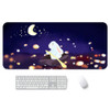 400x900x2mm illustration Cartoon Pattern Waterproof Non-Slip Mouse Pad(Rabbit On The Road)