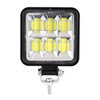 Car Square Work Light with 6 COB Lamp Beads