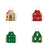 2 PCS Fabric Linen Cleaning Apron Christmas Party Decoration Apron, Specification: 68x55cm(WQ-001533)