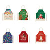 2 PCS Fabric Linen Cleaning Apron Christmas Party Decoration Apron, Specification: 68x55cm(WQ-001528)