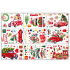 2 Sets Cartoon Christmas Window Stickers Show Window Living Room StaticChristmas Decoration Wall Stickers(2313)