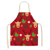 2 PCS Fabric Linen Cleaning Apron Christmas Party Decoration Apron, Specification: 68x55cm(WQ-001532)