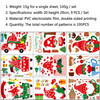 2 Sets Cartoon Christmas Window Stickers Show Window Living Room StaticChristmas Decoration Wall Stickers(2315)