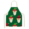 2 PCS Fabric Linen Cleaning Apron Christmas Party Decoration Apron, Specification: 47x38cm(WQ-001534)