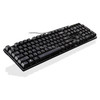 ZGB Q17 104 Keys USB Wired Suspension Gaming Office Keyboard for Laptop, PC(Black)