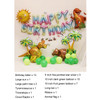 Children Birthday Party Theme Balloon Package Kindergarten Stage Background Wall Decoration Specification： Dinosaur Paradise Birthday A
