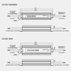 GEEPUT 220V To 24V LED Waterproof Power Supply Switch Transformer, Model: 2.1A 50W