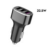 Three USB Ports Car Fast Charging Charger For Huawei/For OPPO/VIVO/OnePlus And Other Flash Charging, Model: GT680 Gray