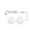 LED Makeup Mirror Light Beauty Fill Light Hand Sweep Sensor Mirror Front Light, Power source: 2 Bulbs(Natural White)