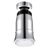 SDF2-B5 1 LED Temperature Sensor RGB LED Faucet Light Water Glow Shower, Size: 78 x 30mm, Interface: 22mm (Silver)